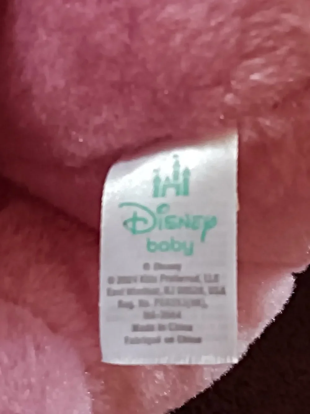 Disney baby plush
